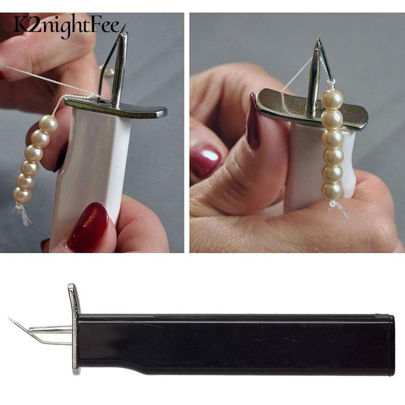 Nodi di sicurezza decorativi per gioielli fai da te strumento di perline di perle strumento di perline per annodare gioielli artigianali braccialetto strumento di aiuto filo di seta
