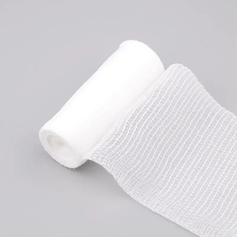 Gauze Roll White Gauze Bandages for First Aid Wound Care and Medical Supplies