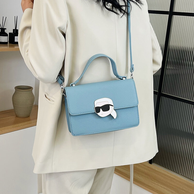 Designer de jacaré Flap Bucket Messenger Bags, saco de ombro cor doce, mini bolsas femininas, novo, bonito, 2022