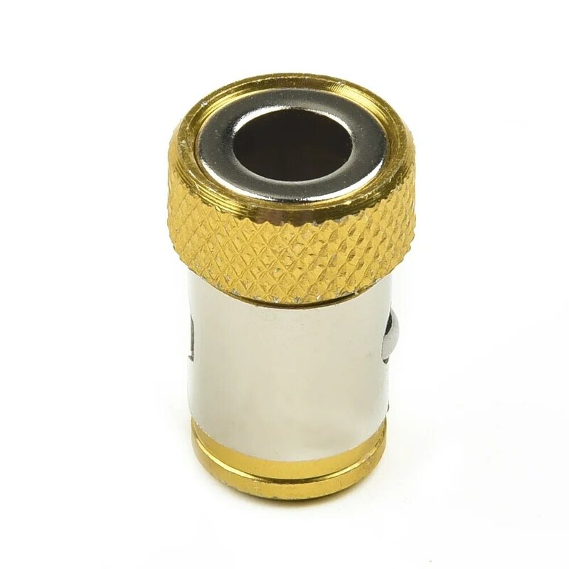 Универсальное магнитное кольцо, легированная сталь, 1/4 ", металлическая отвертка, магнитное кольцо, ручные инструменты, мощное Намагничивающее сверло