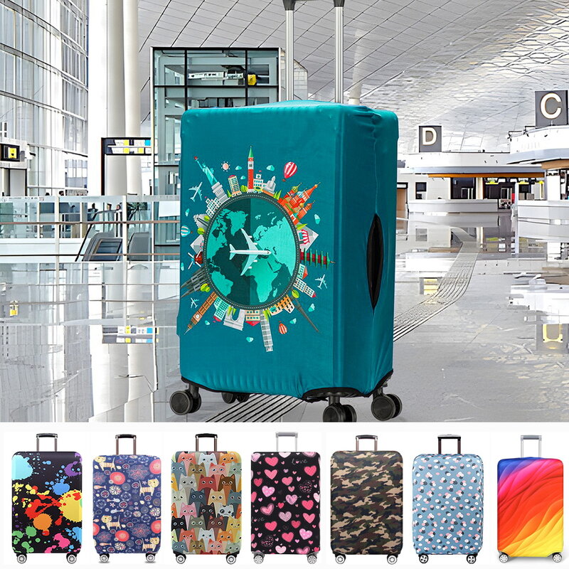 Pokrowce bagażowe bagaż podróżny pokrowiec ochronny na walizkę na 18-32 Cal osłony przeciwpyłowe akcesoria podróżne artykuły bagażowe