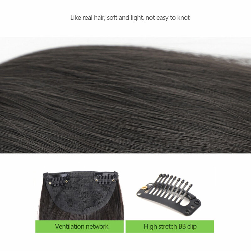 Perruque Synthétique de Simulation Naturelle, Augmente le Volume des Cheveux, Extensions de Cheveux Invisibles, Longs et Bouclés, pour Femme