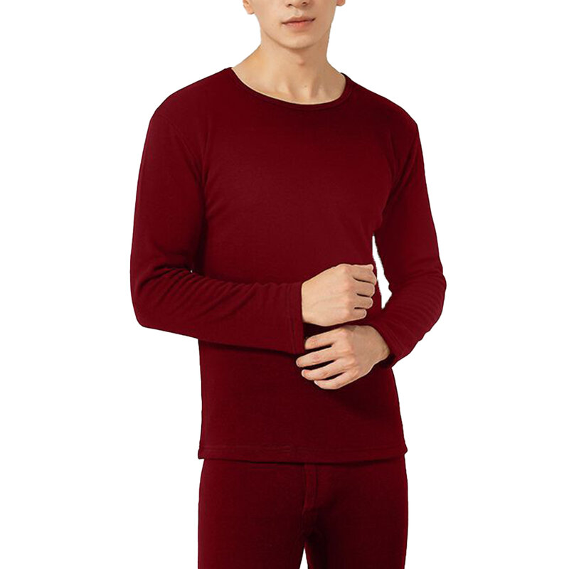 Heren Thermisch Lange Onderbroek Onderbroek Onderbroek T-Shirt Set Fleece Warme Winter Dik Thermisch Ondergoed Sets Houden Warm L-4XL