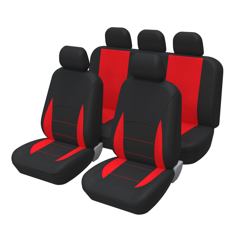 5-Sitzer Auto abdeckungen komplettes Set einfach zu installieren Universal für LKW/Geländewagen Universal Fit Protektoren Mode Autozubehör