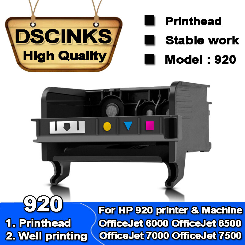 Estável para hp 920 cabeça de impressão para hp 920 cabeça de impressora para hp officejet 6000 6500 7000 7500 impressora 920 cabeça de impressão