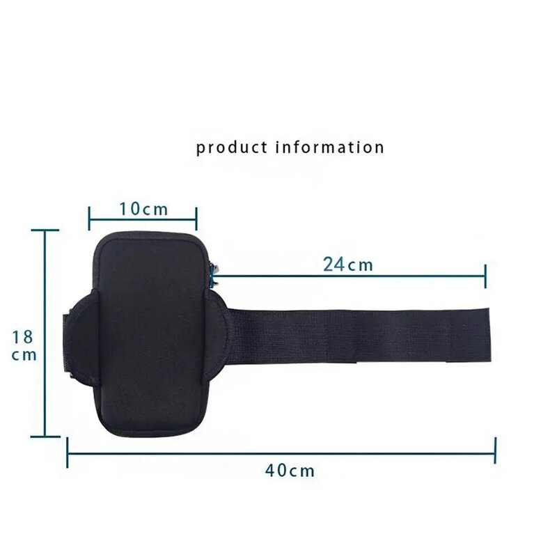 Sports arm bag mobile phone bag with headphone hole For men and women running wrist bag sports fitness equipment sports bag