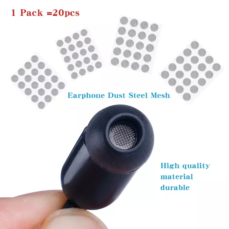 Earphone Dustproof Network Anti Dust Protector Mesh 4mm 4.2mm 4.7mm 5mm Self-Adhesive DIY Filter In-ear Headphones Accessories