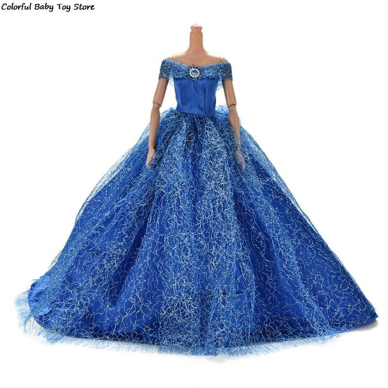Hot Sale Available High Quality Handmade Wedding Princess Dress Elegant Clothing Gown For Doll Dresses