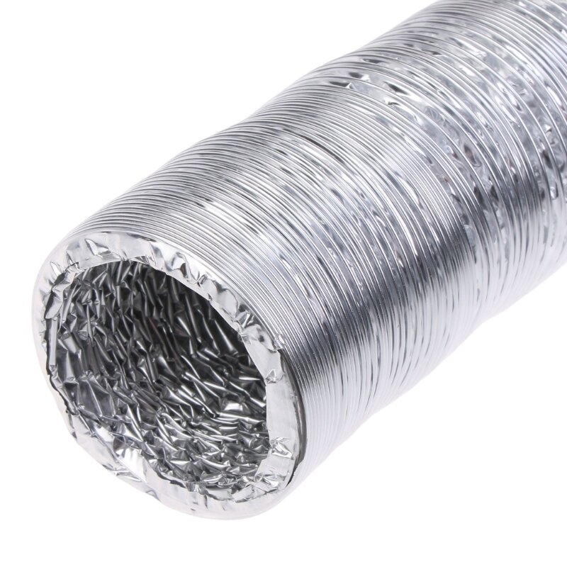 Dwuwarstwowy aluminiowy wąż odpowietrzający suszarkę zaciskami śrubowymi Uniwersalne zastosowanie
