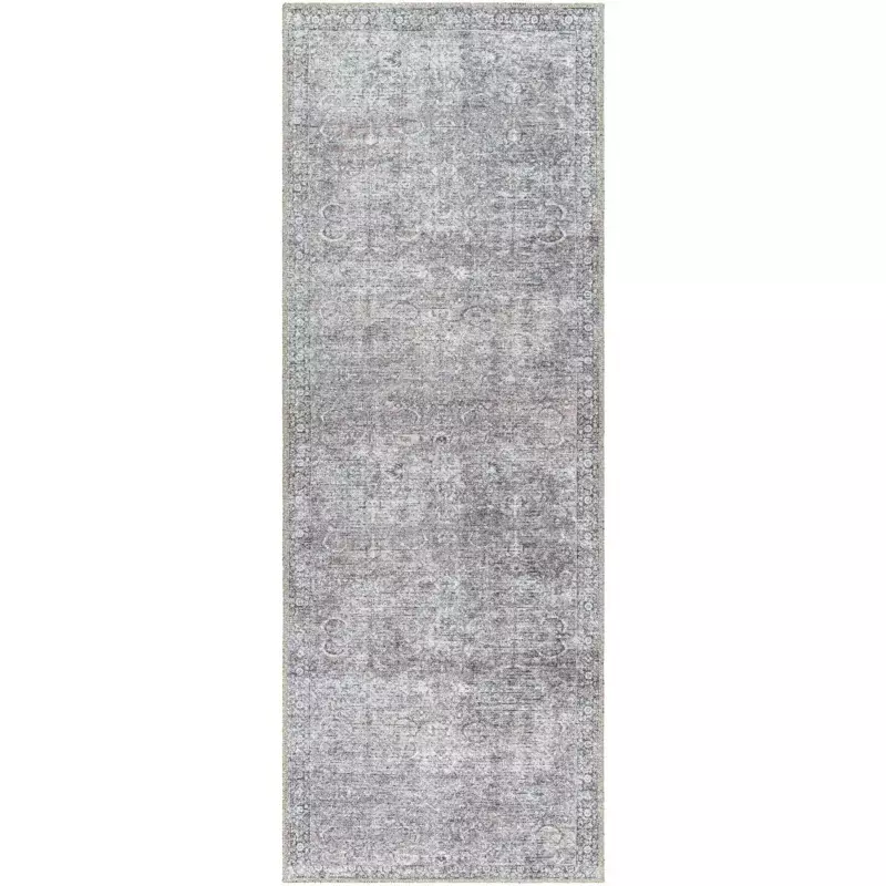 Персидский моющийся нескользящий коврик для дома и сада, 2 '5x7'