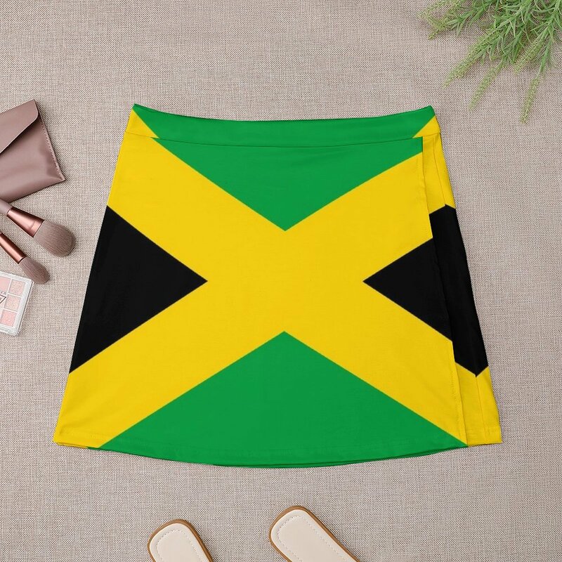 Mini-saia elegante feminina, Bandeira da Jamaica, Saia para mulheres, 2023
