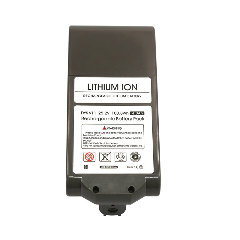 Bateria de lítio recarregável vacuum cleanerbattery para dysonv11 aspirador compatível bateria de substituição do aspirador de pó