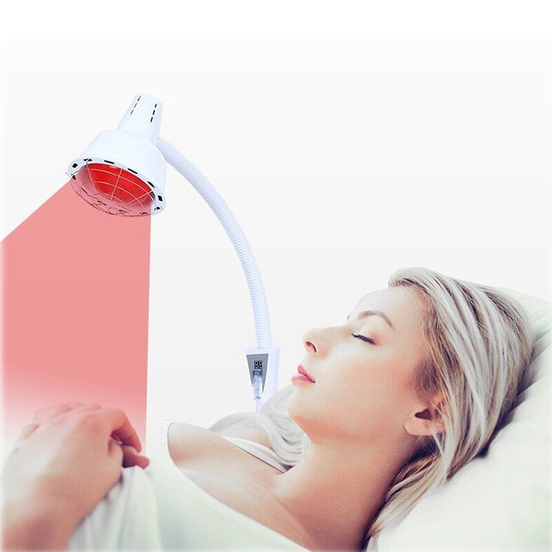 Lampe de cuisson verticale à infrarouge lointain à tête unique, Instrument de beauté, physiothérapie à domicile, masseur de peau et de dos, soulage la douleur