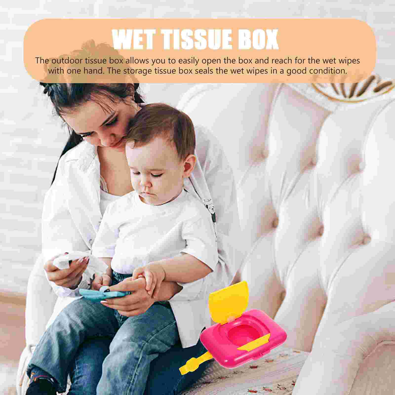 Outdoor Storage Wipe Dispenser Box Storage Wipe Dispenser Convenient Storage Wipe Dispenser Container Wipe Box for Baby