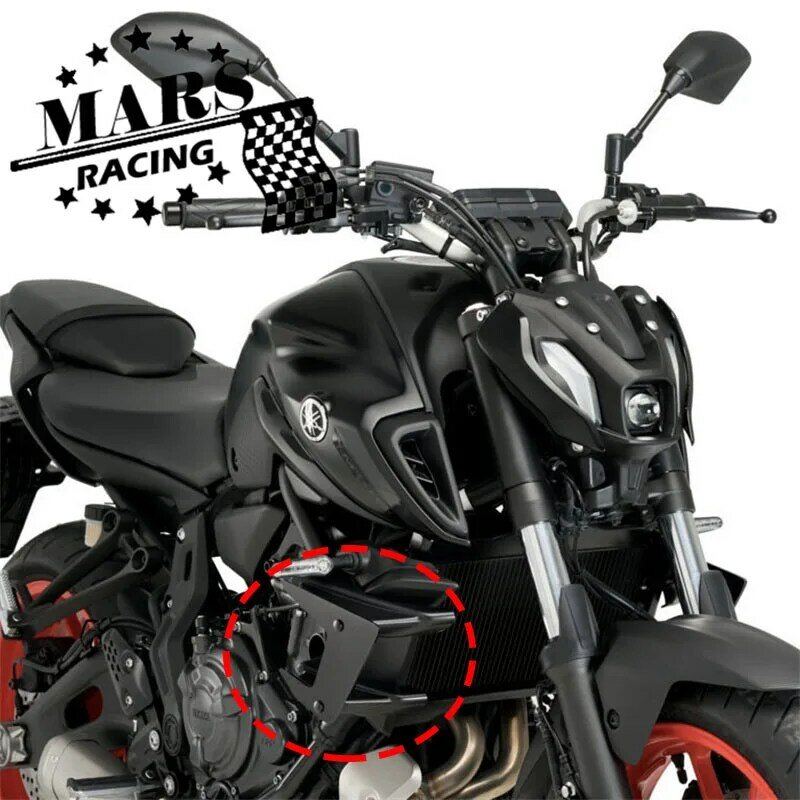 For YAMAHA NEW MT-07 SP 2021 2022 2023 MT07 21-23 Motorcycle Sport Downforce Naked Forntal Spoilers Aerodynamic Wing Deflector