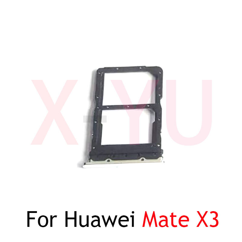 Dudukan baki kartu SIM Huawei Mate X3, suku cadang perbaikan pengganti adaptor