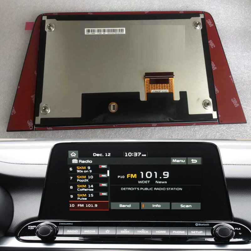 LCD layar 8 "dengan layar sentuh, untuk 2019 2020 2021 Kia Forte Nav Radio Radio