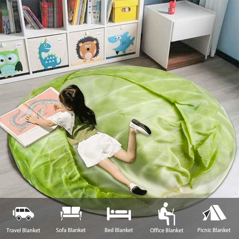DIY custom flannel blanket vegetable photo bedding soft and durable sofa bed design bed sheet gif
