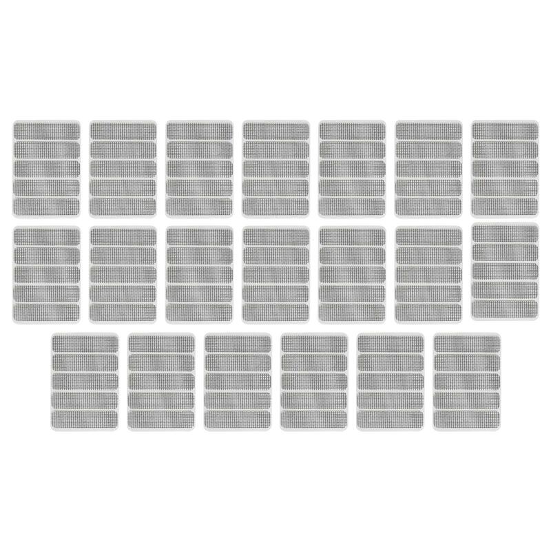 20x Window Screen Repair Patch DIY Clipping Fine Mesh Multipurpose Curtain Patch for Kitchens Holes Verandas Office Living Rooms