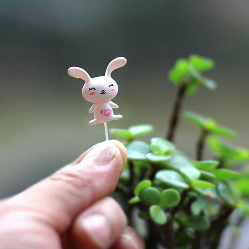 Mini Fixed Pin Fairy Garden Miniatures Gnomes Moss Terrariums Resin Craft Figurines For Home Decor Accessories