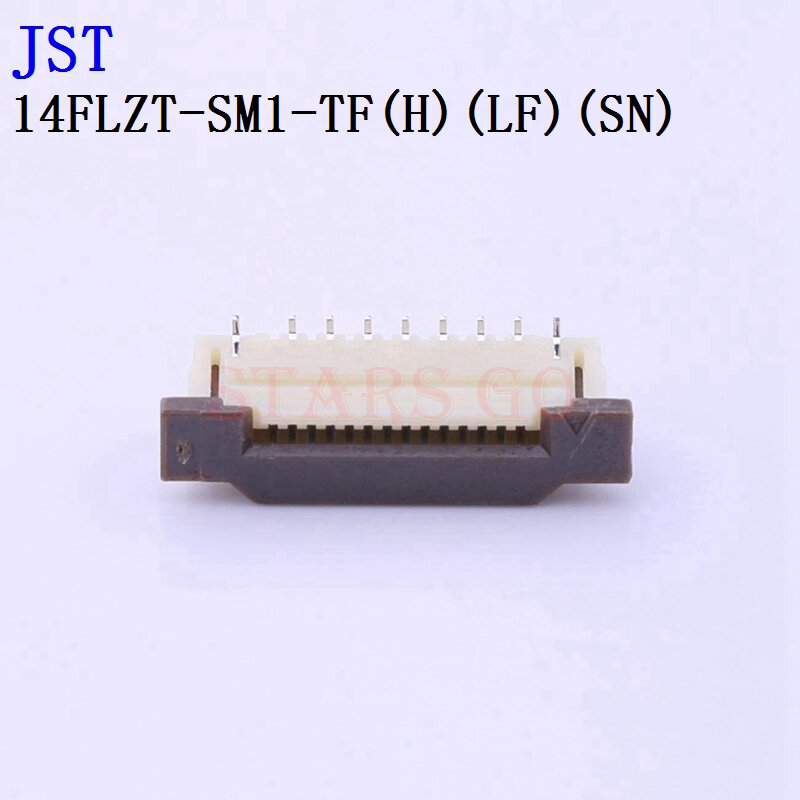 10 pces/100 pces 14flzt-sm1-tf (h) (lf) (sn) conector jst