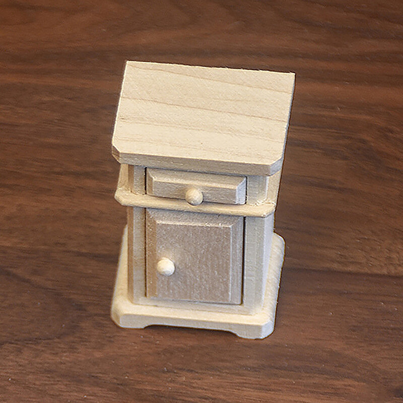 1 шт., 1/12, миниатюрный кукольный домик, модель шкафа, миниатюрный прикроватный столик, кукольный домик, аксессуары