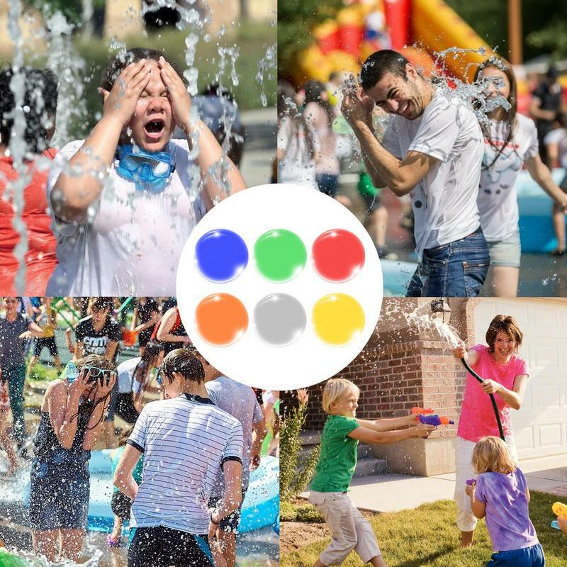 Self Filling Reusable Water Balloons Colorful Soft Sealing Splash Ball Summer Outdoor Activities Water Pool Toy For Kids Adults