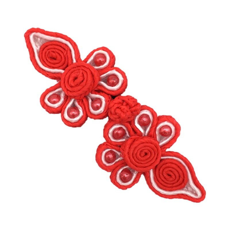 Kancing Simpul Bunga Delima Tradisional Kancing Cheongsam Indah untuk Dropship Wanita