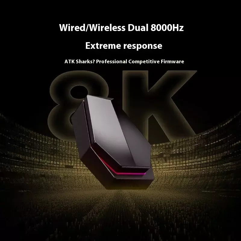 ATK Blazing Sky X1 Series-ratón inalámbrico Paw3950, con cable/inalámbrico, modo Dual, ligero, para juegos, 8K gratis