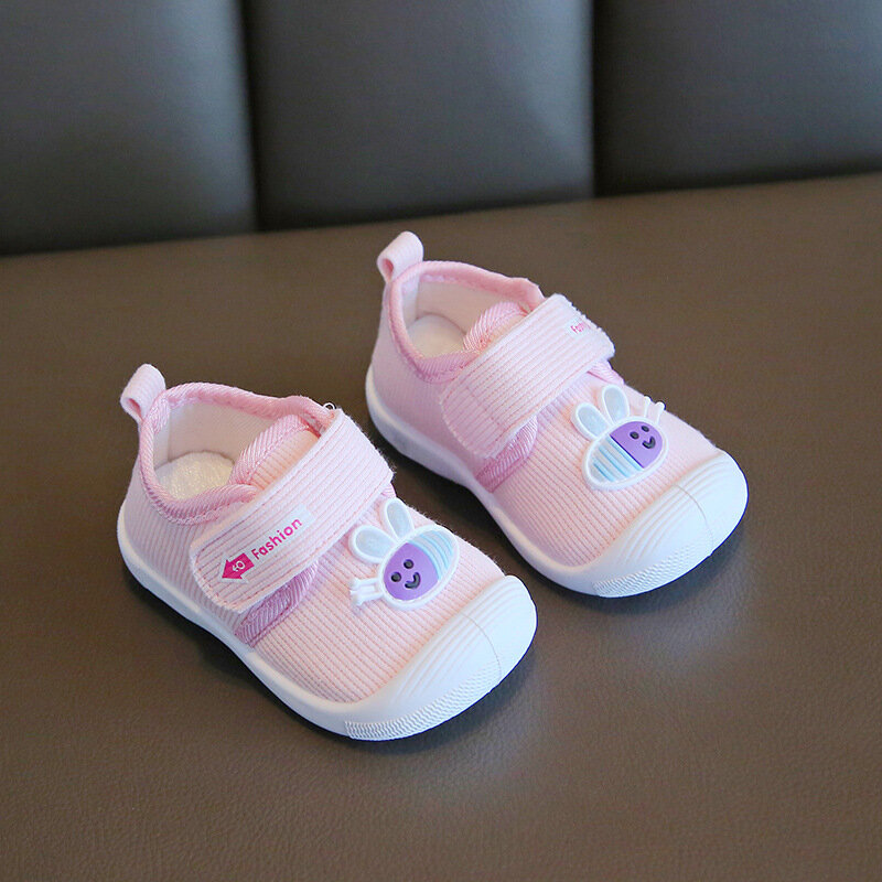 Baby Shoes Infant Boys Girls Casual Shoes Cloth Crib Shoes Toddlers Soft Sole Anti-slip First Walkers Breathable Kids Sneakers