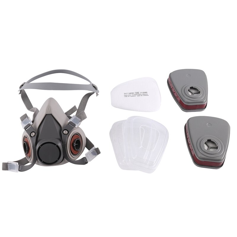 Respirator Mask Dustproof Mask With Filters For Painting Dust Solder Construction