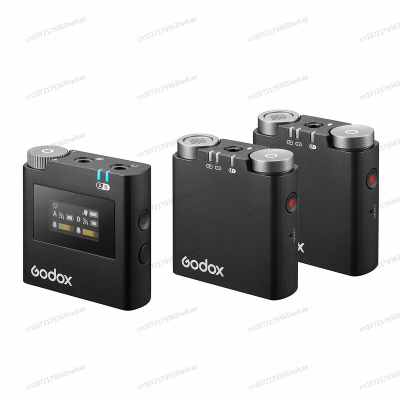 Godox Virso S/S M1 M2 2.4GHz ميكروفون لاسلكي استقبال للهاتف DSLR كاميرا تسجيل Vlog DSLR كاميرا