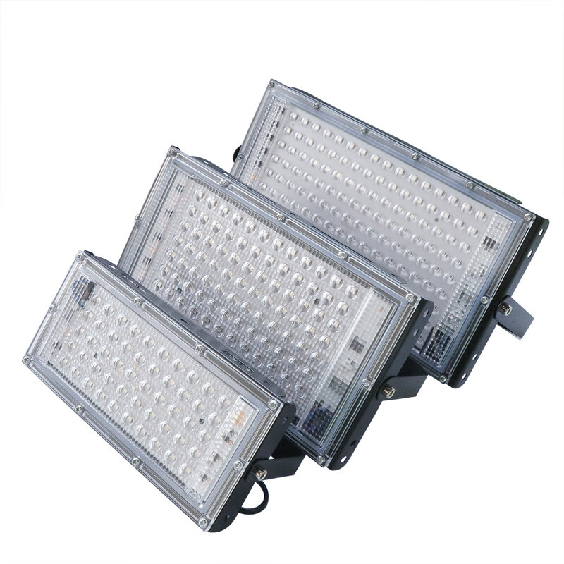 395nm 400nm Led UV Floodlight 220V Waterproof Ultravilet Lamp UV LED Chip 50W 100W 200W Fluorescent Effect Party Stage Backlight