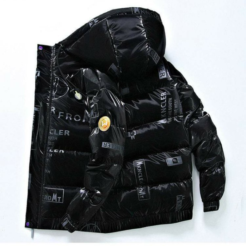 남성용 겨울 다운 재킷, 짧은 한국 캐주얼, 따뜻한 화이트 덕 다운 코트, 브랜드 남성 의류 2023, 신상 패션