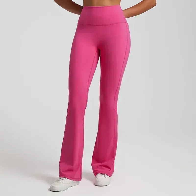 Женские спортивные Леггинсы Lemon Align с низкой посадкой, расклешенные брюки, женские уличные повседневные спортивные штаны для фитнеса, широкие брюки для танцев