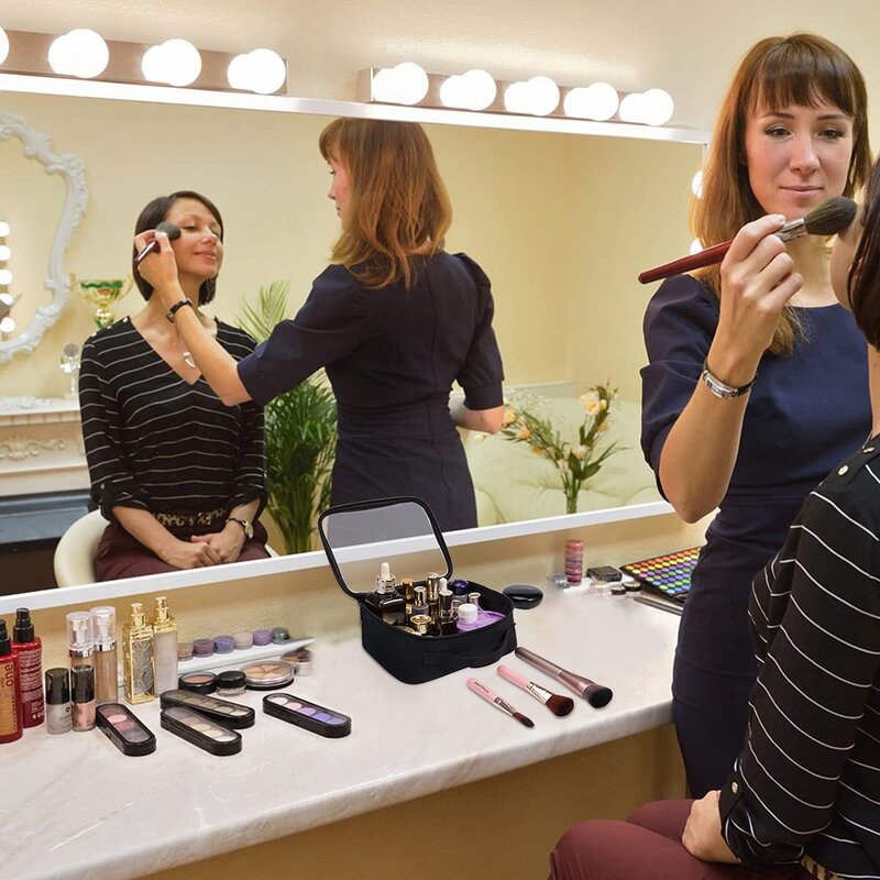 Reis Doorzichtige Make-Up Tas Organizer Transparant Pvc Schoonheidsspecialiste Cosmetische Tassen Beauty Toilettas Make-Up Zakje Waszak