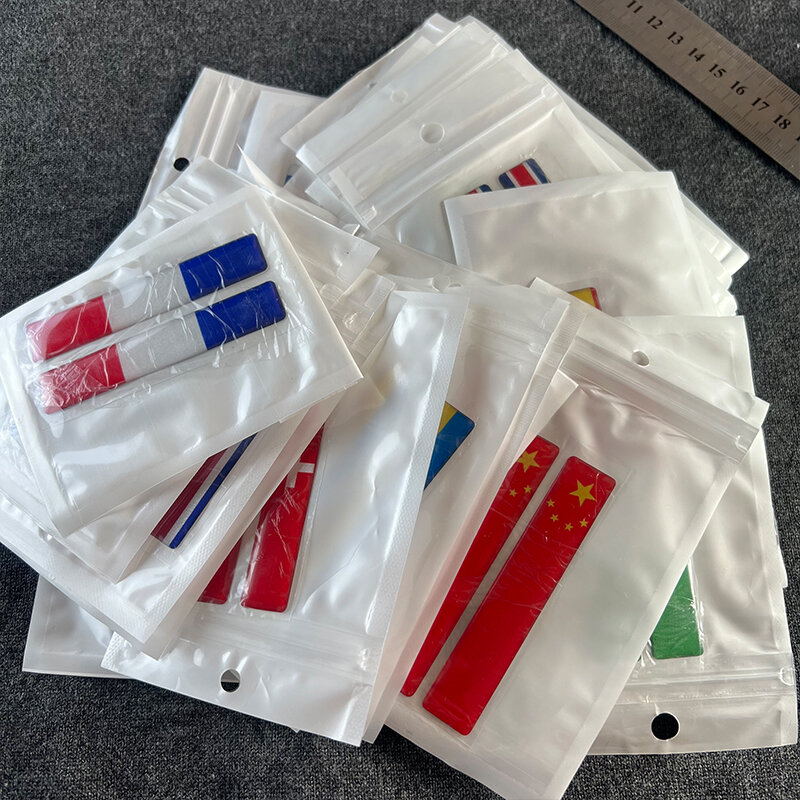 Adesivos de bandeira do país global decalques reflexivos 3d 6 cm acessórios de carro e motocicleta adesivos decorativos