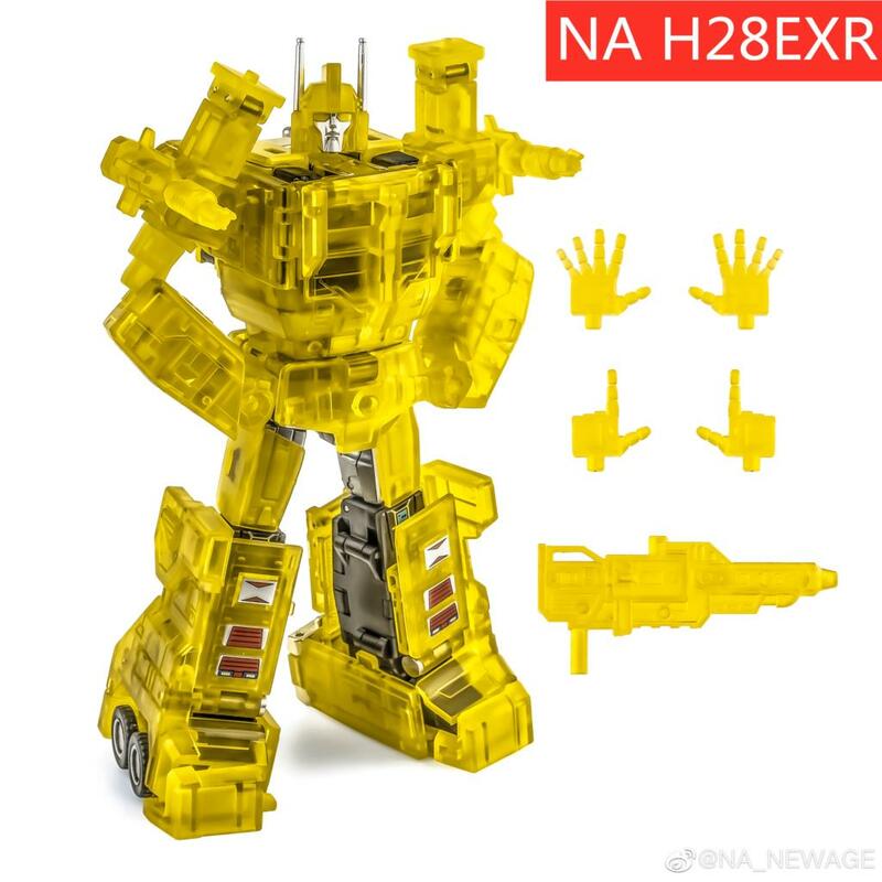 Newage NA H28EXR H-28EXR, mainan tokoh aksi bercahaya dengan kotak