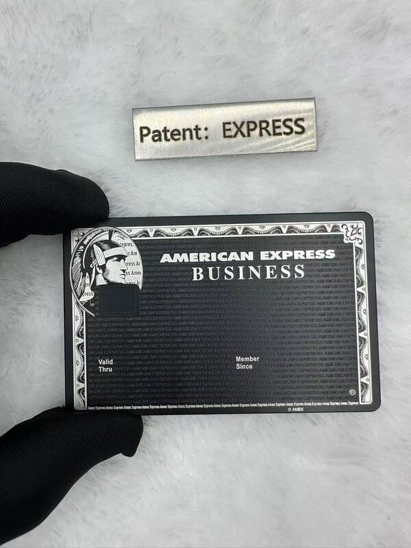 بطاقة Busins معدنية ملونة مخصصة ، من من من نوع Hz ، N ، RFID