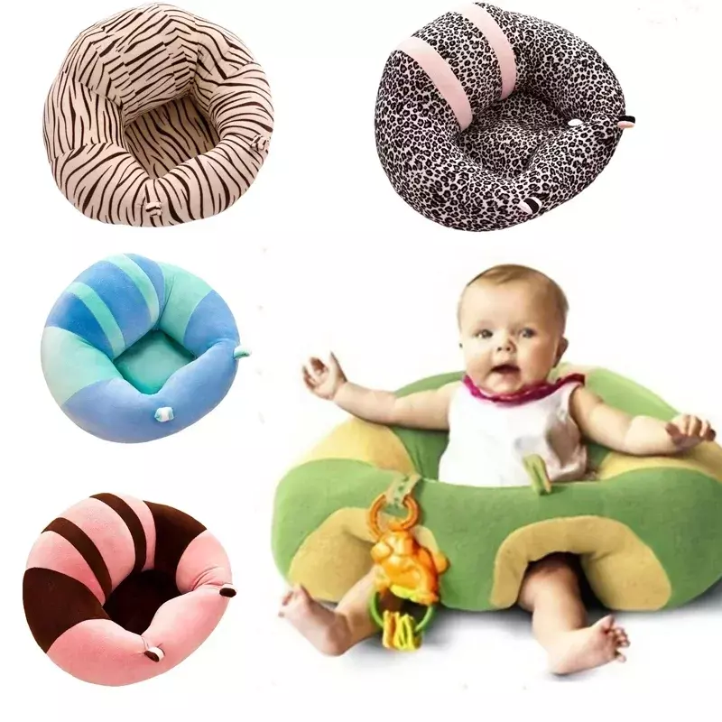 Kursi Sofa empuk untuk bayi, kursi belajar duduk Bayi bentuk hewan lembut, postur tetap duduk nyaman