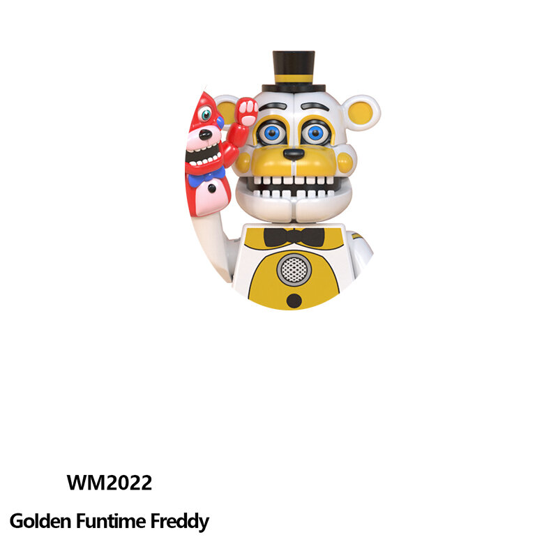 FNAF WM6170 WM6074 WM6097 Five Nights At Freddys Building Blocks bambole di mattoni Mini Action Toy figure assemblare regali di festa