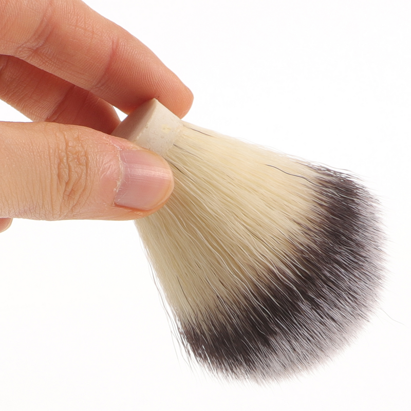 Brocha de pelo de tejón para hombre, maquillaje Manual, Kit de afeitado de pelusa multiusos
