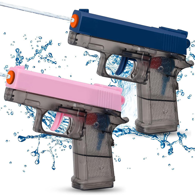 Pistolet wodny Basen dla dzieci Glock Pistolety zabawkowe Watergun Automatyczny nudny karabin Zabawki plażowe, które strzela w sprayu wodnym