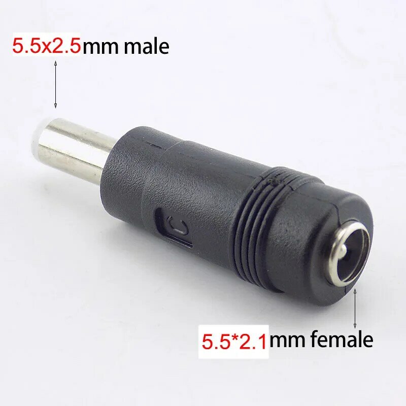 5.5X2.1mm 12V DC Power Conversion Double Head male to male Female to Female Panel Mounting Adapter Connector converter Plug Jack
