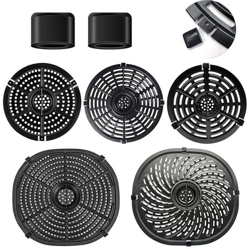 Air Fryer Grill Plate Profession Kitchen Rubber Feet Tips Bumpers Silicone Tabs Corner Guards Non-slip Dropship