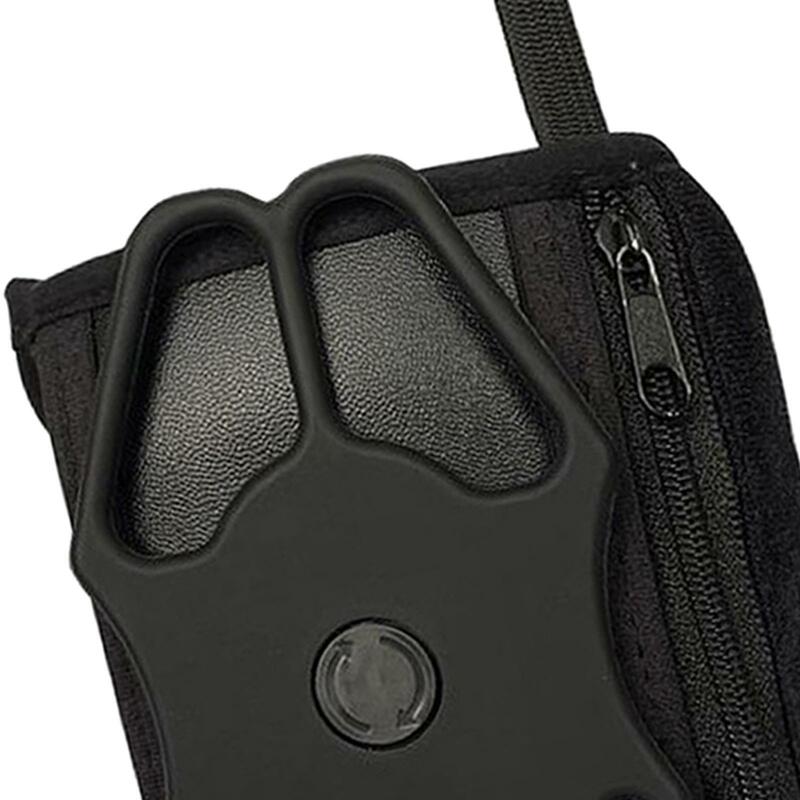 Supporto per telefono da polso borsa da braccio tascabile con cerniera regolabile con rotazione di 360 gradi resistente al sudore per l'allenamento in palestra per la corsa