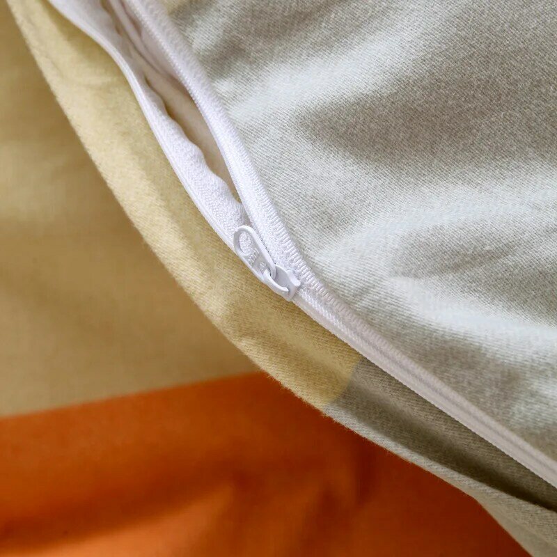Engrossado Lixado Conjunto de cama Tecido, cama de algodão quente, Outono e Inverno, 4 peças