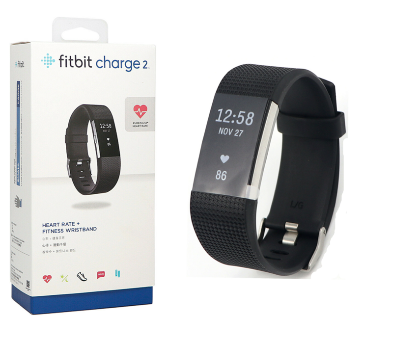 Оригинальный Смарт-браслет Fitbit Charge 2, фитнес-трекер и фитнес-трекер с поддержкой Bluetooth, спортивные часы с сердечками