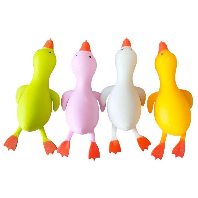 Duck Decompression Toy Hot Cartoon Elastic Sensory Toy Squeeze Soft Interactive Toy