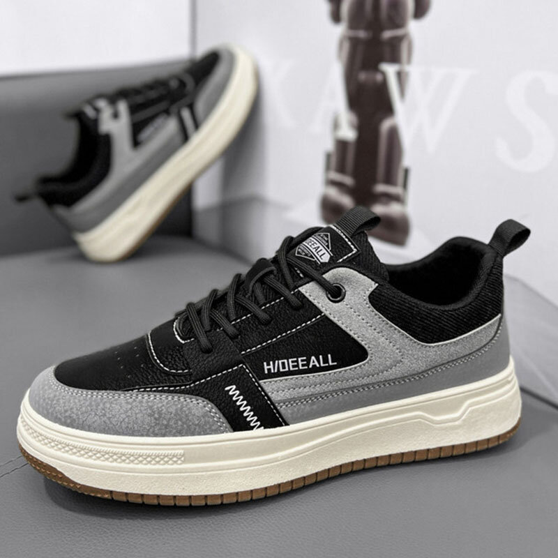 Men's Shoes Spring 2024 New Male Board Shoes Non-slip Wear Sports Casual Mesh Breathable Sneakers Mixed Color Tenis Masculino